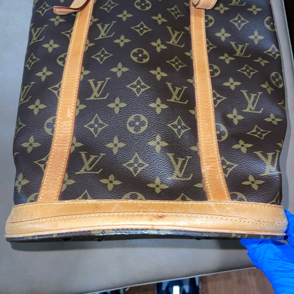 LV Brown Vintage Monogram Bucket Bag - Picture 13 of 16